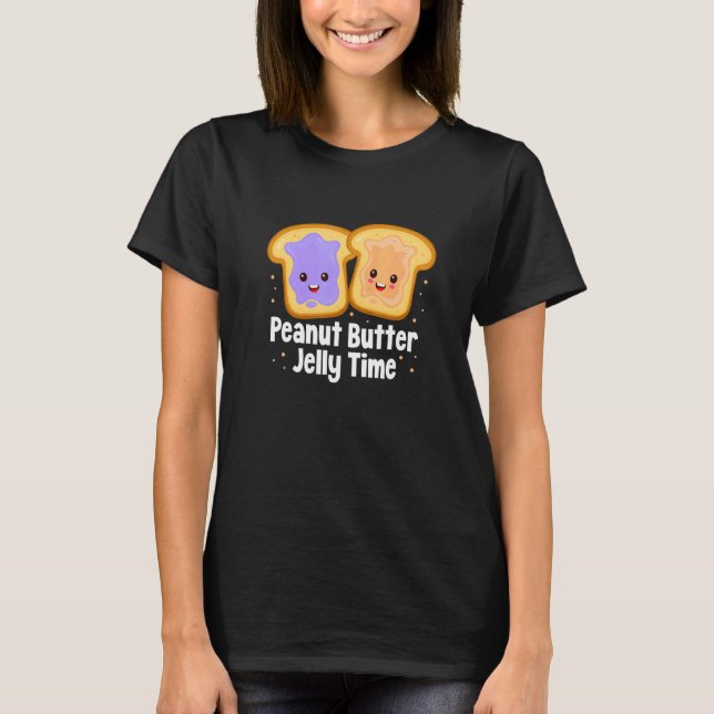 Peanut Butter Jelly Time T-Shirt (Front)