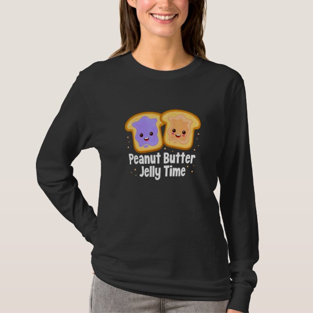 Peanut Butter Jelly Time T-Shirt (Front)