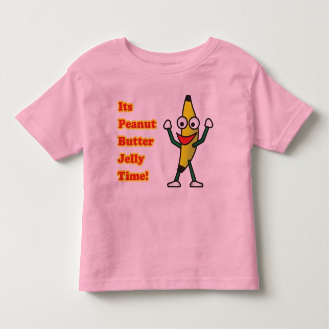 Peanut Butter Jelly Time Toddler T-Shirt (Front)