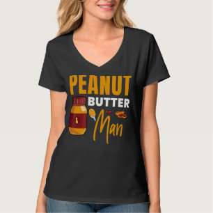 Peanut Butter Man  Jelly Food  Graphic T-Shirt
