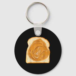 Peanut Butter On Bread Slice Costume Halloween Foo Key Ring