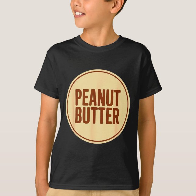 Peanut Butter Shirt Adult Men Women Kids Jelly Cos (Front)