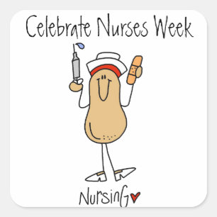 Peanut Celebrate Nurses Week Sticker
