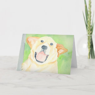 Peanut Cute Beagle Blank Greeting Card