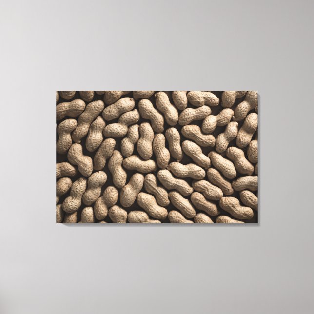 Peanut Family Canvas Print (Front)