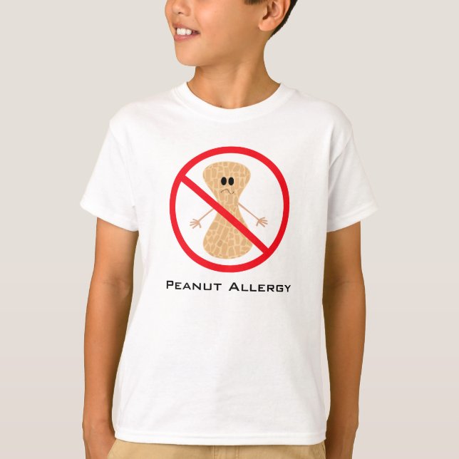 Peanut Free Allergy Shirt (Front)