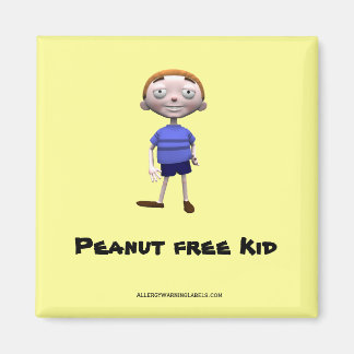 Peanut free Kid Magnet