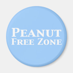 Peanut Free Zone Gifts Magnet