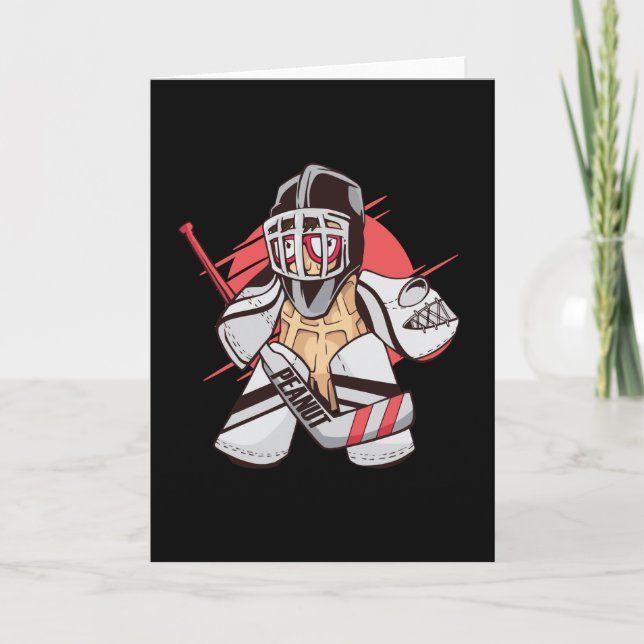 Peanut Hockey Goalie Card (Front)