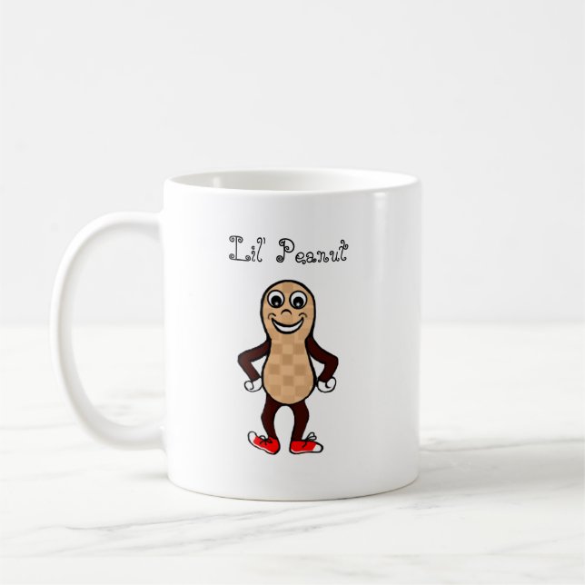 Peanut Little by Emmamm Images Coffee Mug (Left)
