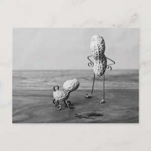 Peanut Man and Dog Postcard