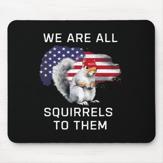 Peanut The Squirrel - Justice For Peanut Mega Paea Mouse Pad (Front)