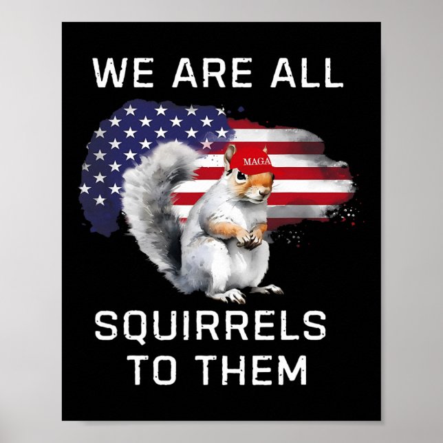Peanut The Squirrel - Justice For Peanut Mega Pean Poster (Front)