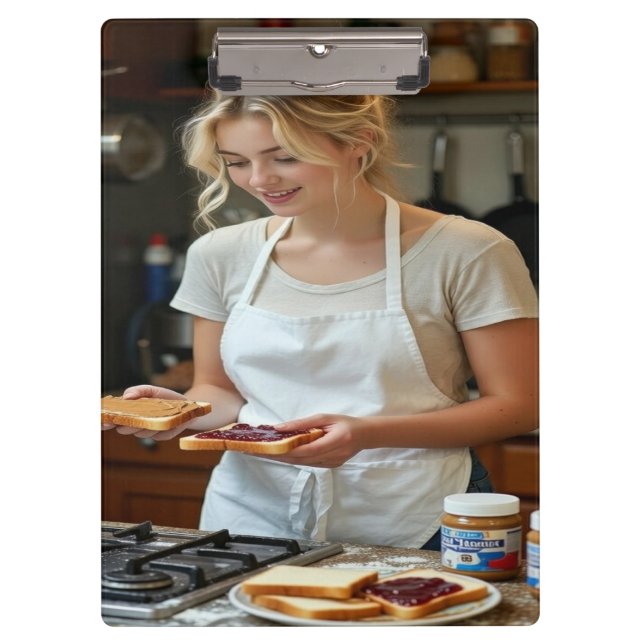Peanutbutter and Jelly Sandwich Custom Clipboard (Front)