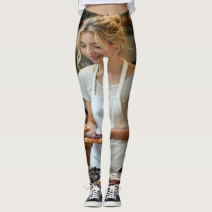 Peanutbutter and Jelly Sandwich Custom Leggings