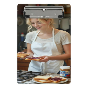 Peanutbutter and Jelly Sandwich Custom Mini Clipboard