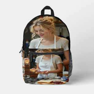 Peanutbutter and Jelly Sandwich Custom Printed Backpack