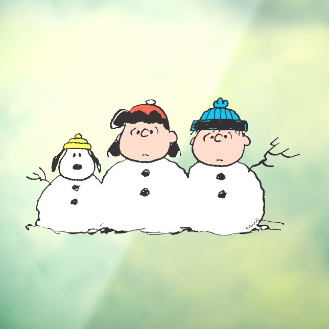 Peanuts | 3 Person Snowman (Sheet 3)