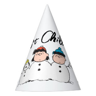 Peanuts 3 Person Snowman Party Hat