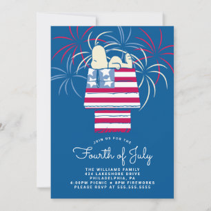 Peanuts 4th of July Picnic Holiday Card