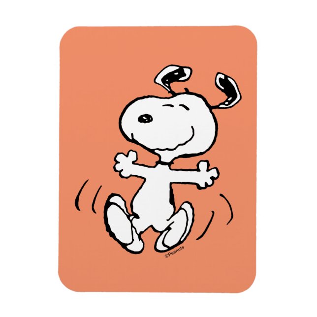 Peanuts | A Snoopy Happy Dance Magnet (Vertical)