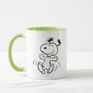 Peanuts   A Snoopy Happy Dance Mug