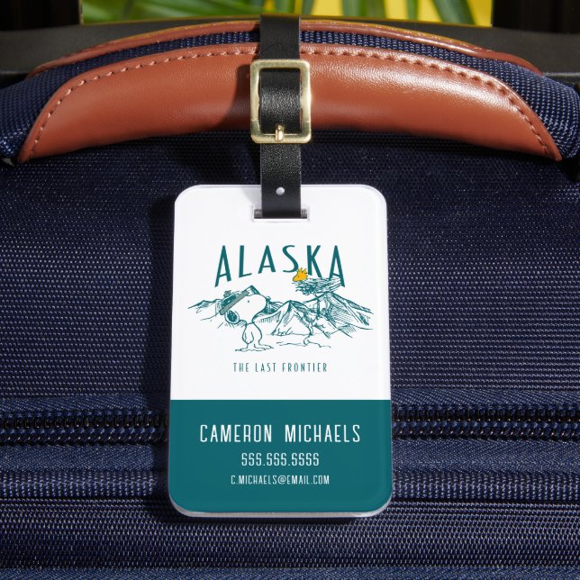 Peanuts | Alaska The Last Frontier Luggage Tag (Front Insitu 2)