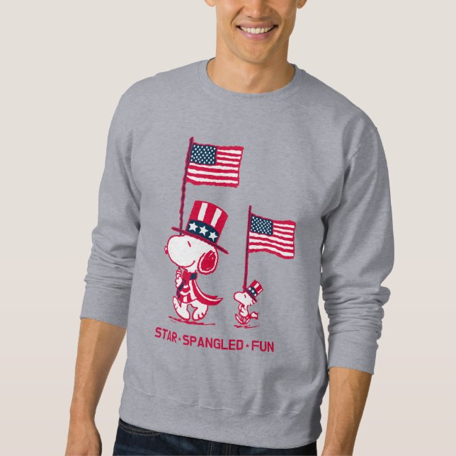 Peanuts | American Summer Old Glory Sweatshirt (Front)