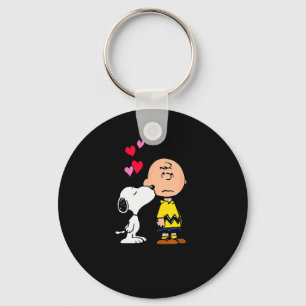 Peanuts - And Charlie Dog Kisses Valentine Wishes Key Ring
