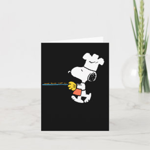 Peanuts Baking Cookies  Card