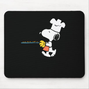Peanuts Baking Cookies Mouse Pad