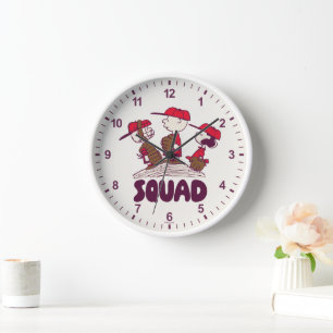 Peanuts   Baseball Squad Clock