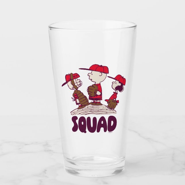 Peanuts | Baseball Squad Glass (Front)