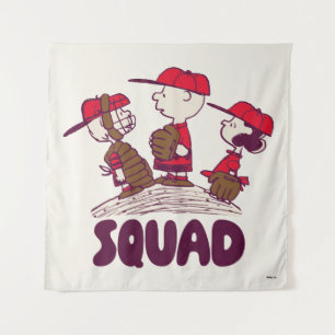 Peanuts   Baseball Squad Tapestry