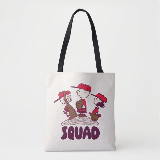 Peanuts | Baseball Squad Tote Bag (Front)