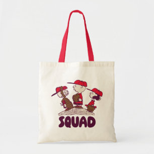 Peanuts Baseball Squad Tote Bag