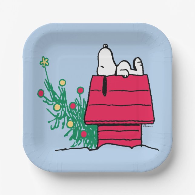 Peanuts | Be Festive Paper Plate (Front)
