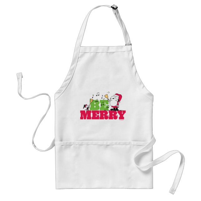 Peanuts | Be Merry Christmas Standard Apron (Front)