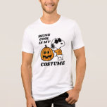 Peanuts | Being Cool Is My Costume Tri-Blend Shirt<br><div class="desc">Check out this fun Peanuts Halloween design featuring Snoopy.</div>