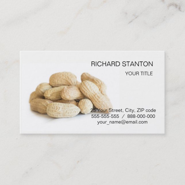 Peanuts Business Card (Front)