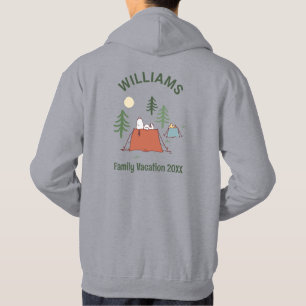 Peanuts Camping Family Vacation Hoodie