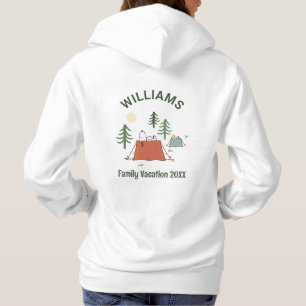 Peanuts Camping Family Vacation Hoodie