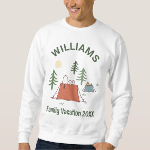 Peanuts   Camping Family Vacation Sweatshirt