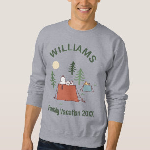 Peanuts   Camping Family Vacation Sweatshirt
