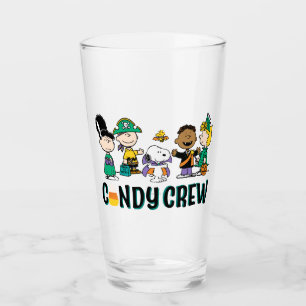 Peanuts Candy Crew Halloween Gang Glass