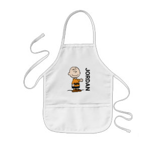 Peanuts   Charlie Brown   Add Your Name Kids Apron