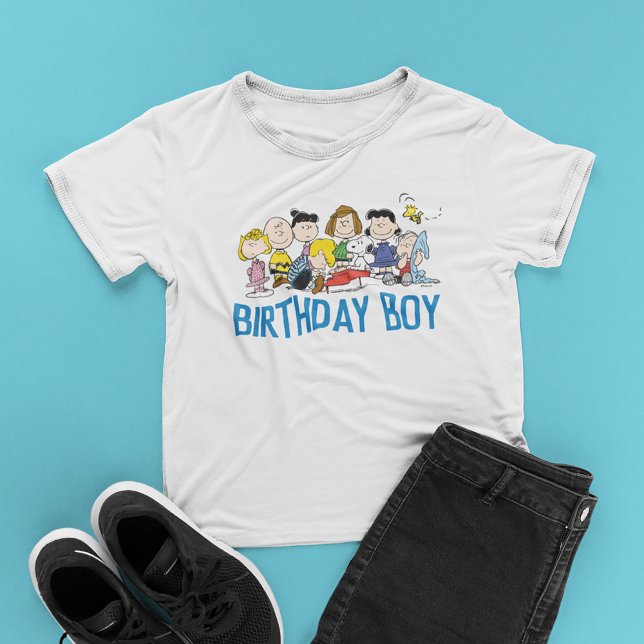 Peanuts | Charlie Brown and Gang Birthday Boy T-Shirt (Creator Uploaded)