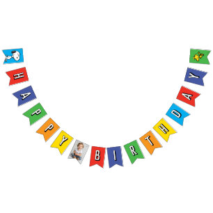 Peanuts Charlie Brown and Gang Birthday Bunting