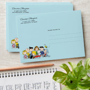 Peanuts   Charlie Brown and Gang Birthday Envelope