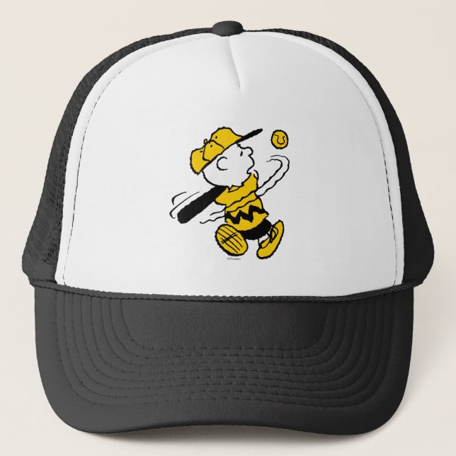 Peanuts | Charlie Brown at Bat Trucker Hat (Front)